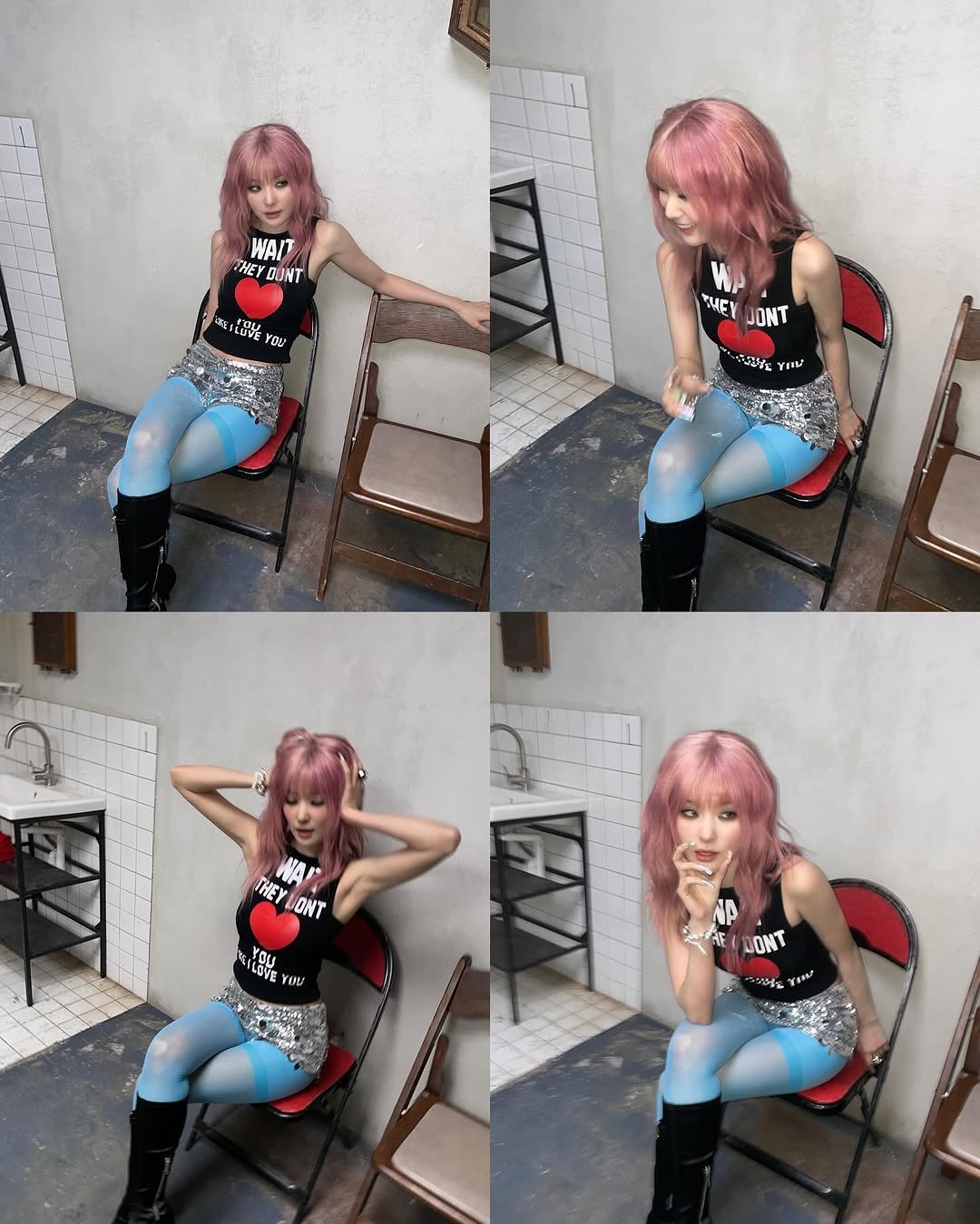 퇴폐미 넘치는 슬기.하늘색 + 흰 레이스 스타킹 밴드 야벅지2.jpg