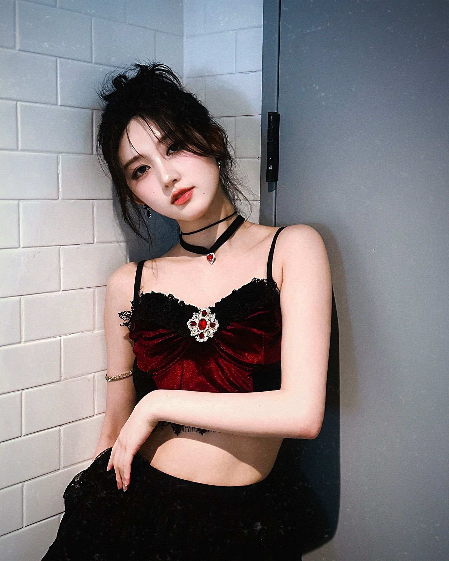 아이브 레이 가을 레드카펫 란제리룩 - SBS 가요대전 SUMMER12.jpg