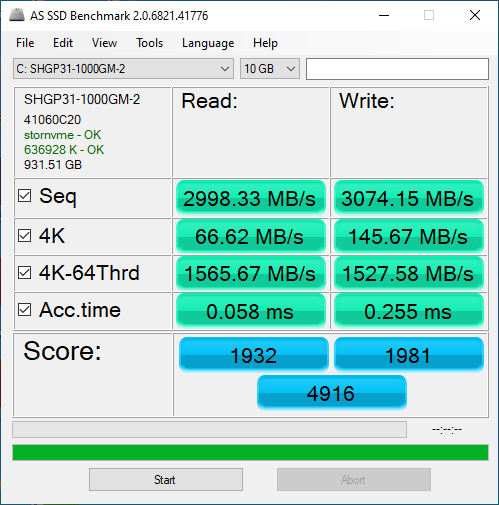 SK 하이닉스 골드 P31 1TB ASSSD 10GB
