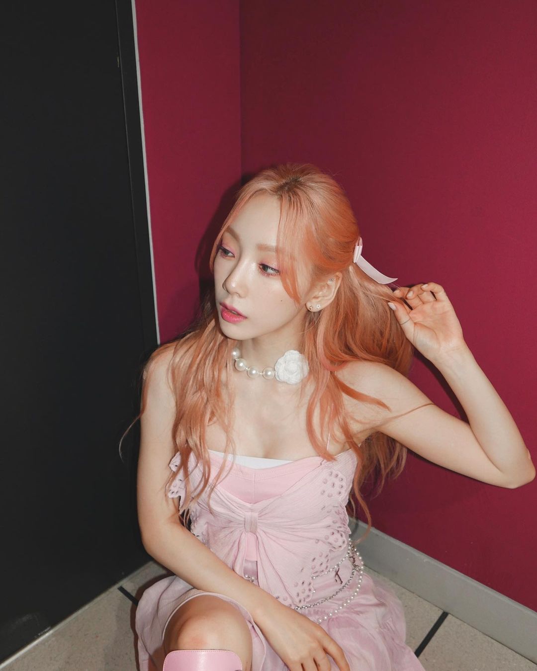 핑크핑크한 태연 - 꾸르