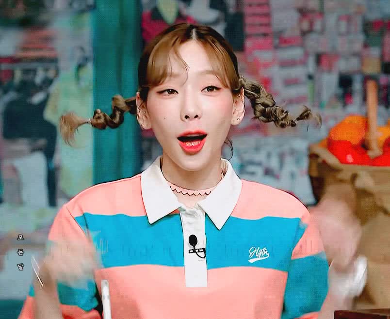 놀토 덤덤 태연 2.gif
