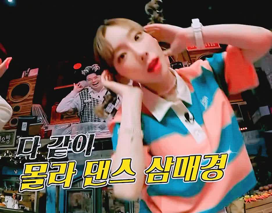 놀토 덤덤 태연 4.gif