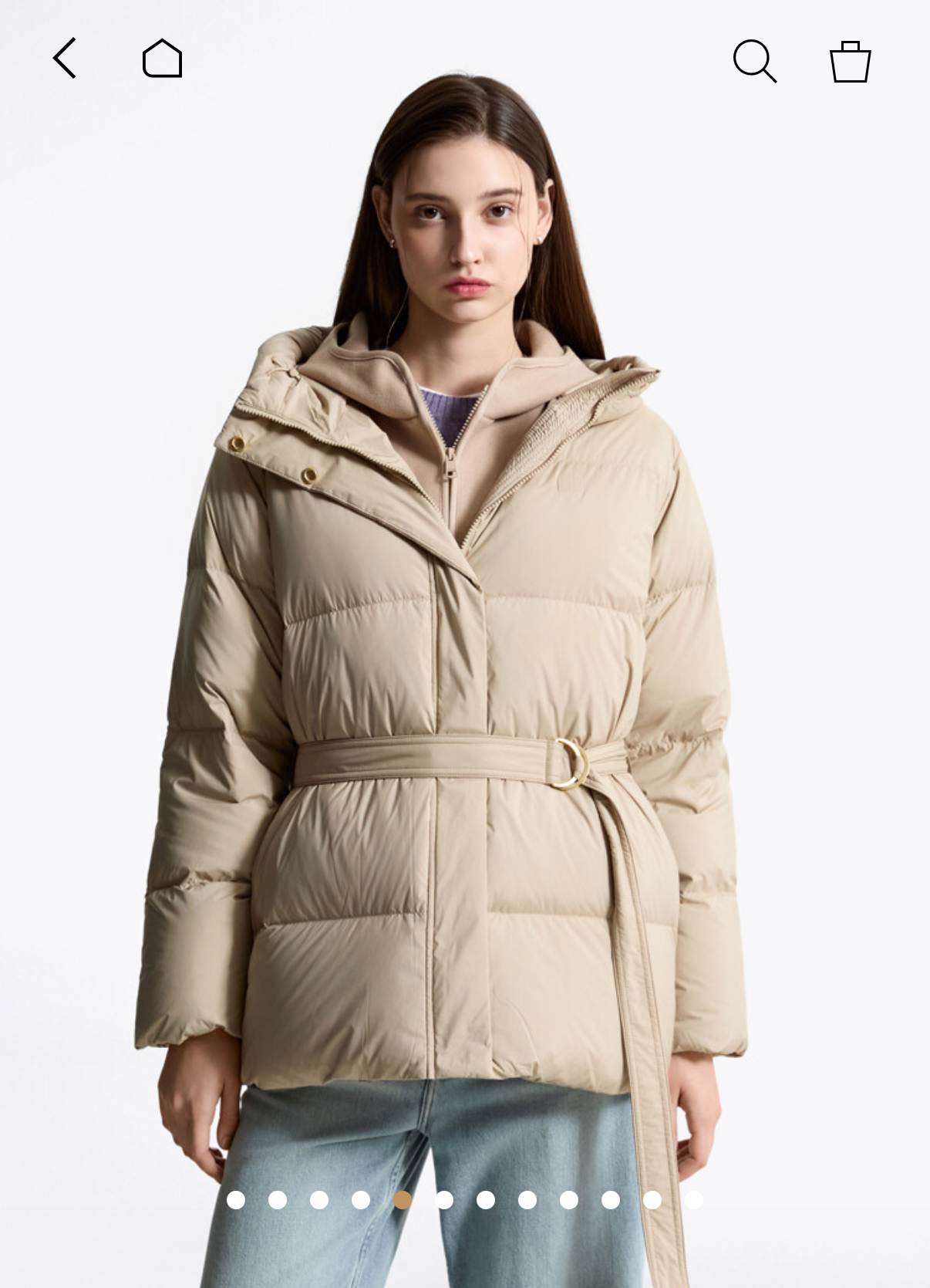 타미 여성 구스다운 플리스 재킷 310,460원 무배 (3)