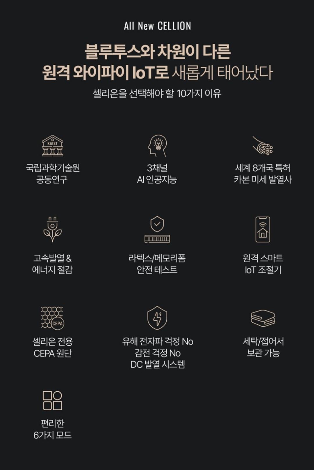 인공지능 DC 카본 탄소매트 퀸 노블그레이