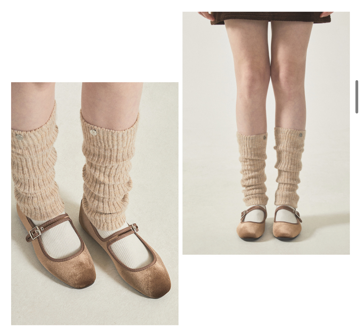 슈펜 벨벳 시그니처 메리제인 플랫 19,900원 2번째 사진