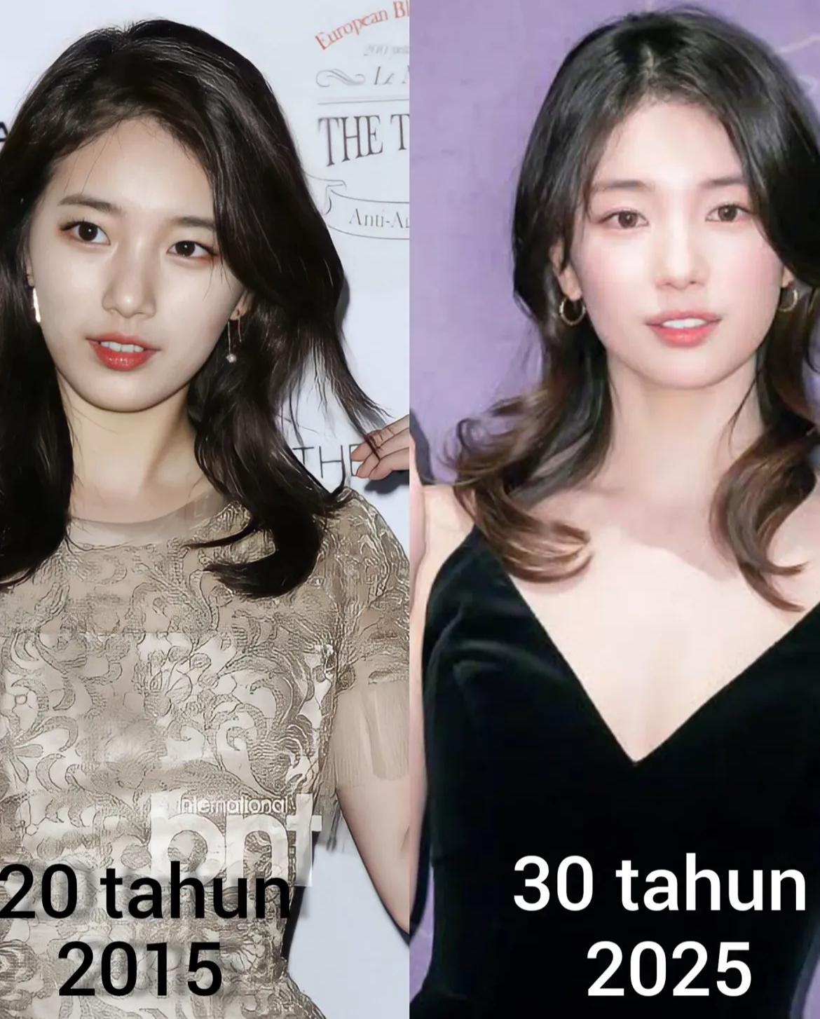 [잡담] 와 수지 10년 전후 기사사진이래ㅋㅋㅋ 2015 2025 | 인스티즈