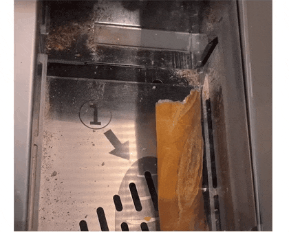 외국의 바게트 커팅기계