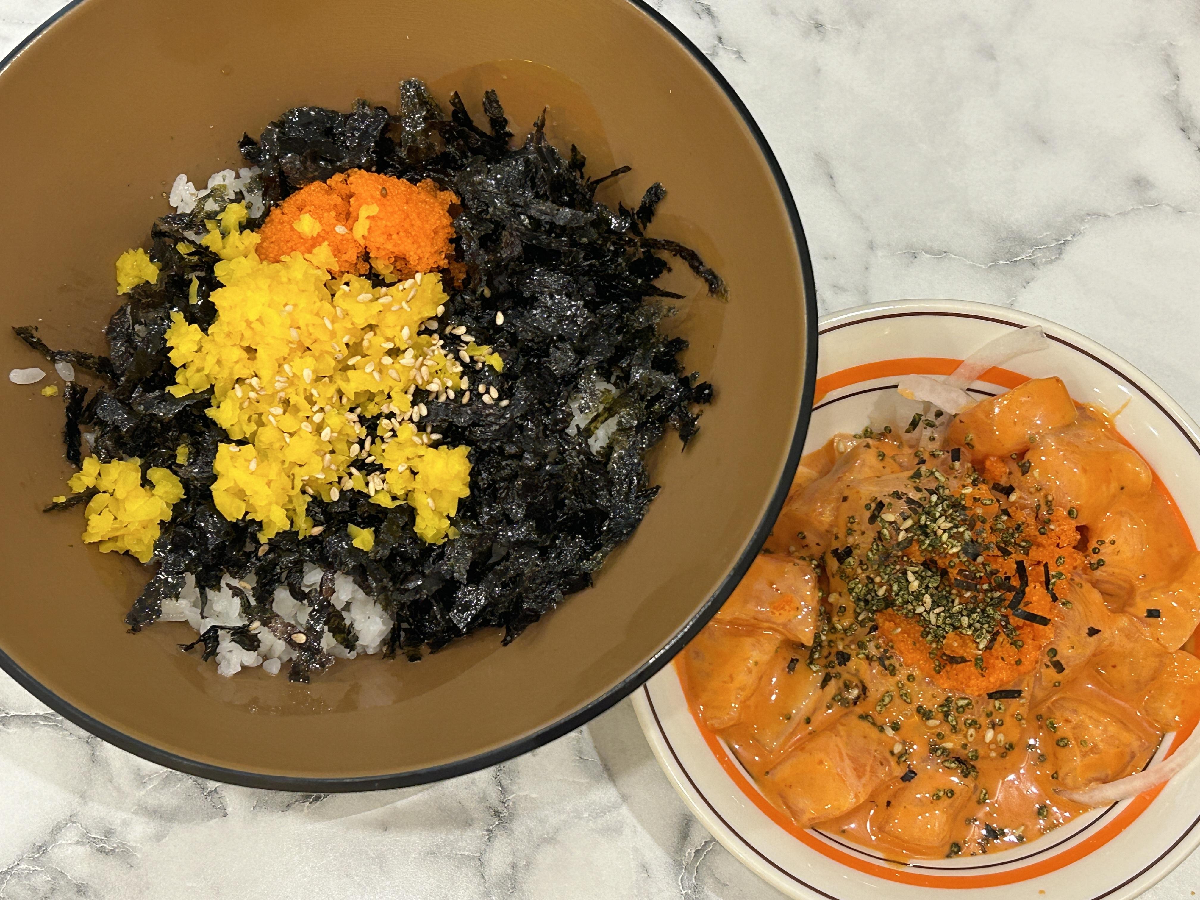 드디어 먹어 본 불닭마요 연어깍두기