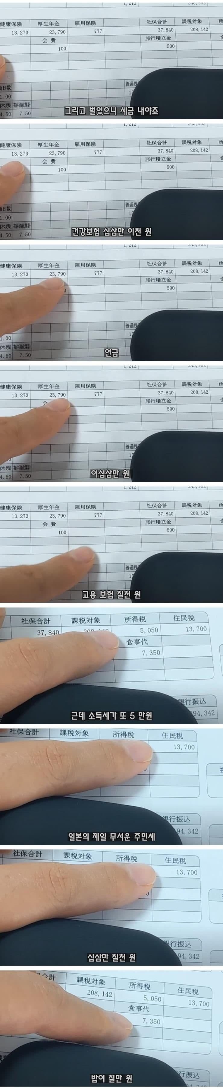 일본 현지 중소 회사에서 일을 하는 한국인의 월급 상황