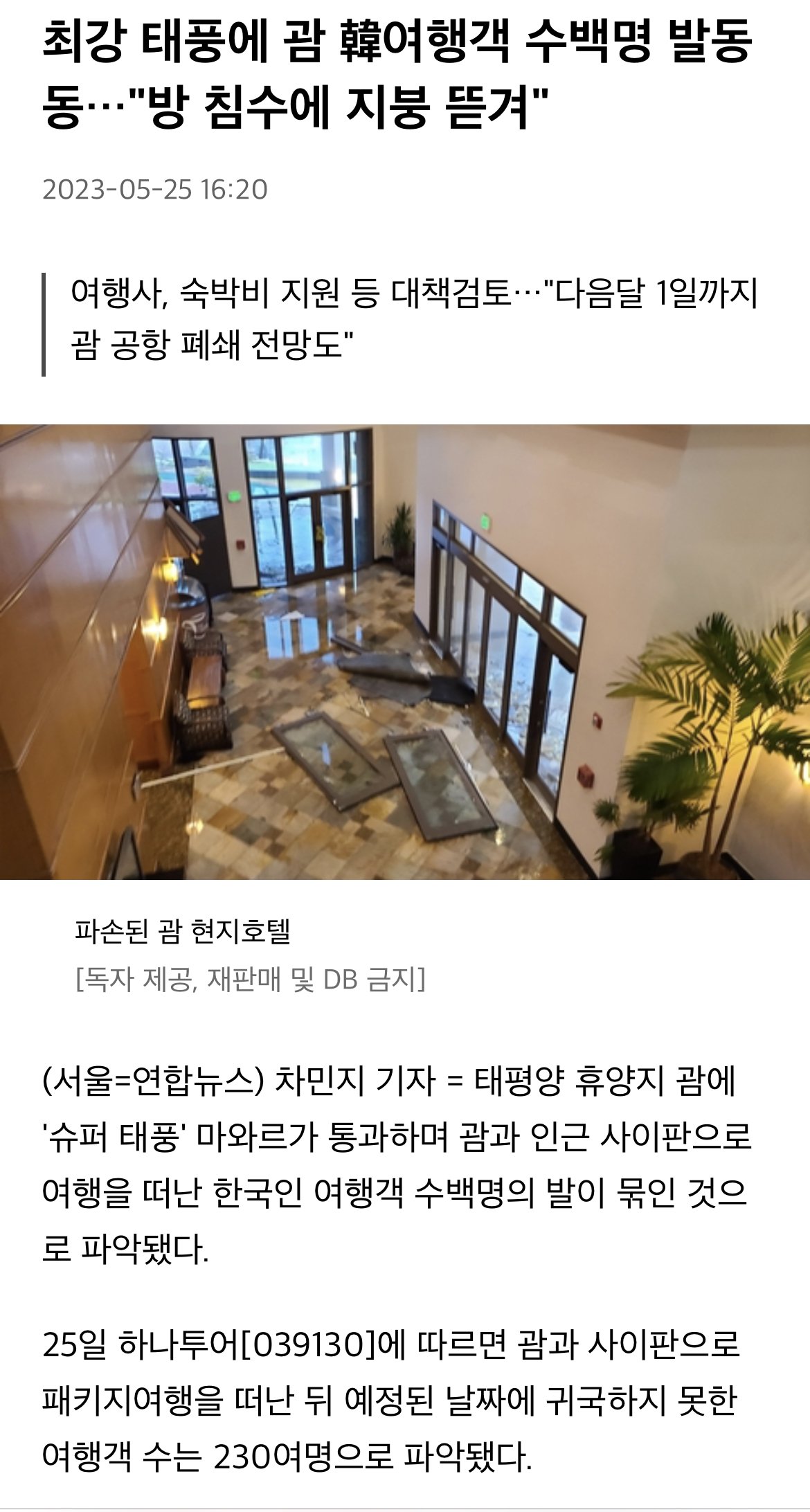 IMG_8305.jpeg 괌 관광객 고립에 누칼협 박으면 안되는 이유
