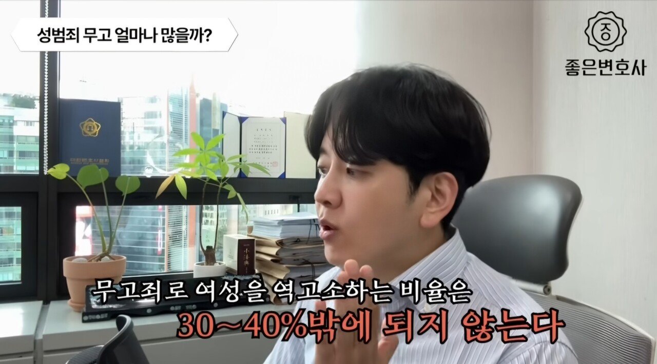 변호사 피셜 "연1만5천명씩 성무고죄 발생한다"