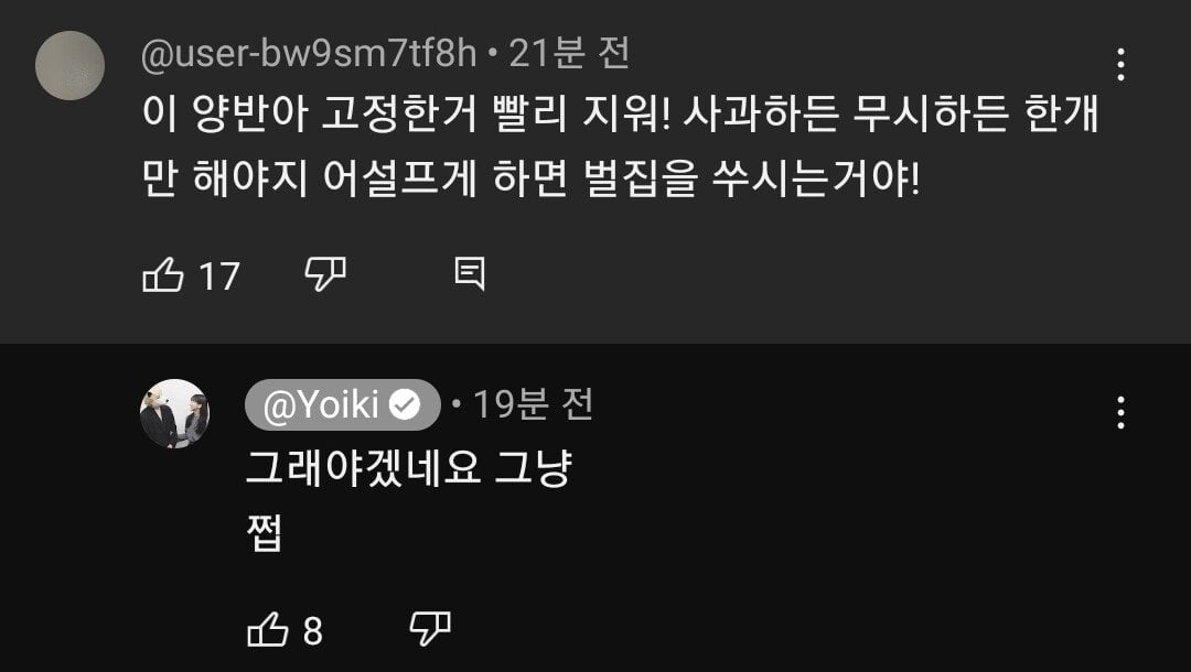 Screenshot_20230711_111559_YouTube.jpg 실시간 가요이키우기 편집몬 답글ㄷㄷㄷ..jpg