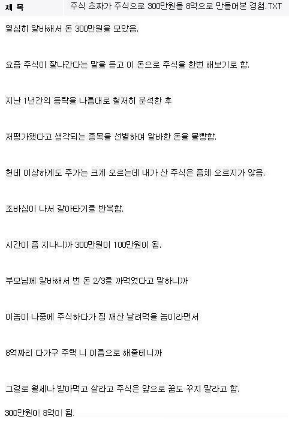 주갤럼의 300만원으로 8억 만든 썰.png.jpg
