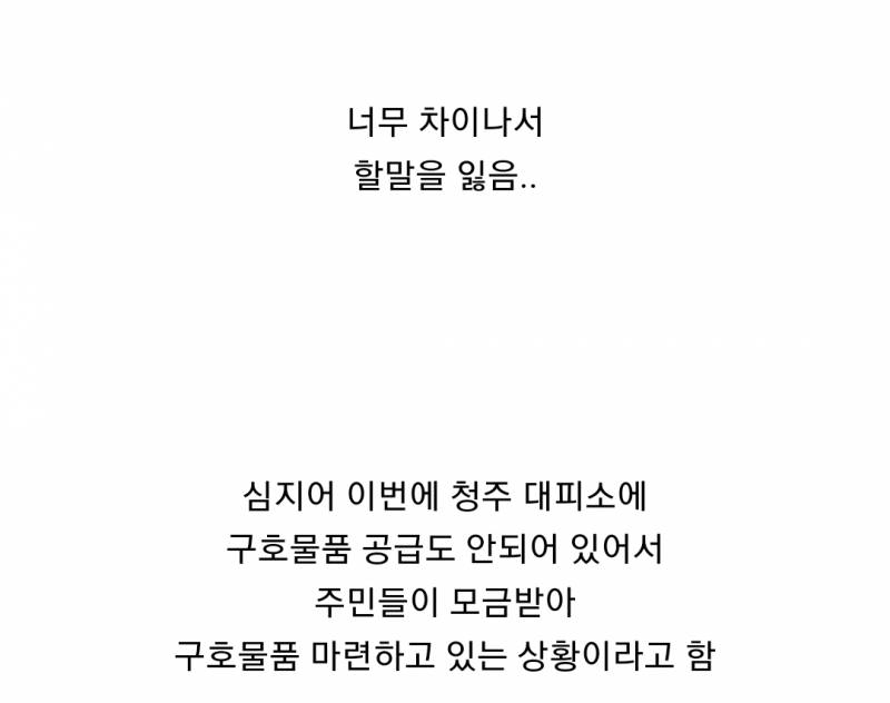 수준 차이나는 이재민 대피소 근황.jpg | 인스티즈