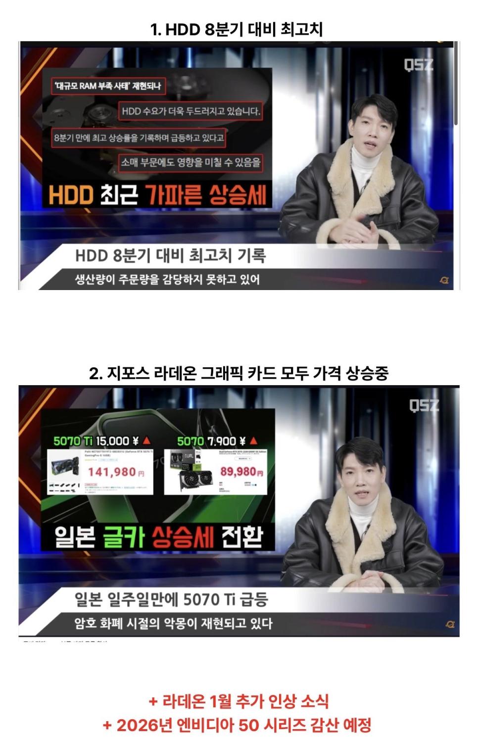 PC 부품 존버 상황