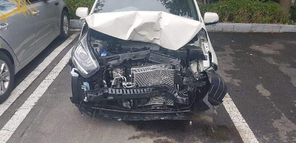 아침에 출고한 차 상태 (1)