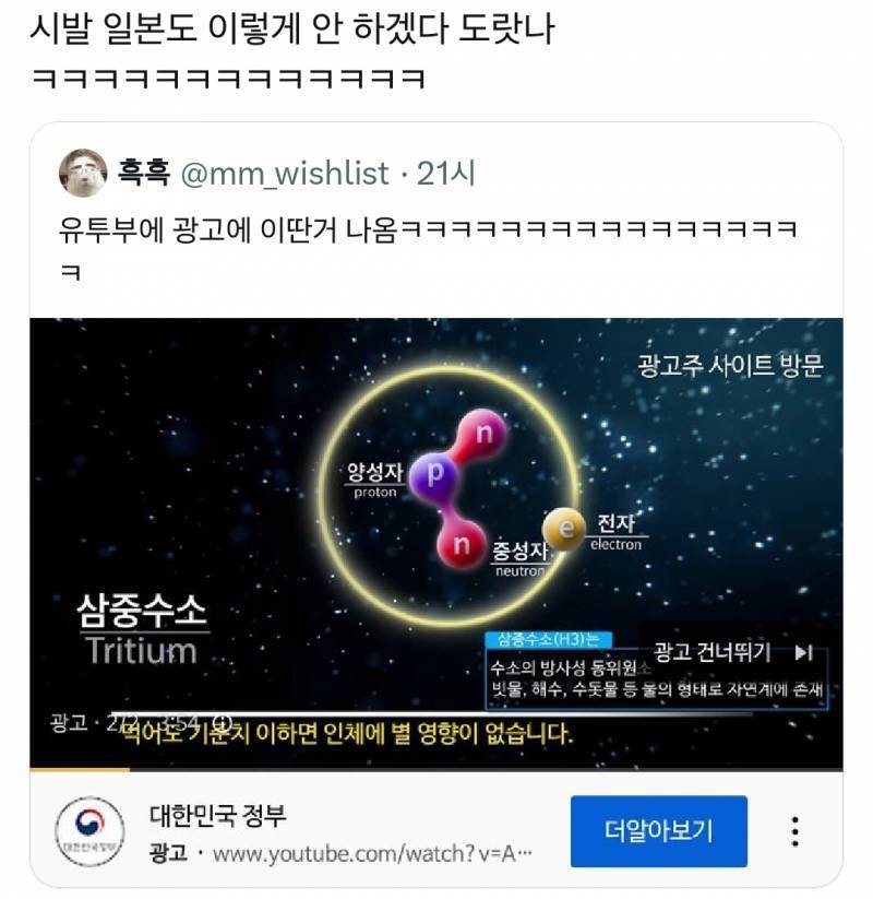 세금 낭비 레전드라는 유튜브 광고 | 인스티즈