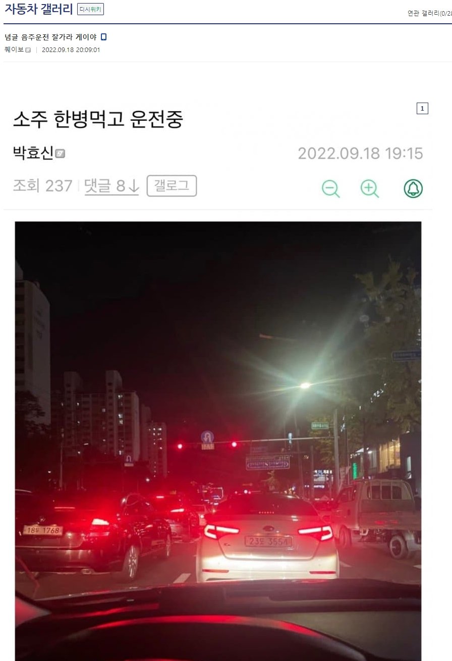 K-671.jpg 음주운전 신고한 디시 차갤 근황...