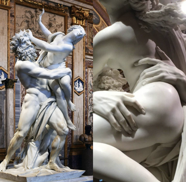 Ratto di Proserpina is a large Baroque marble sculpture by Italian artist Gian Lorenzo Bernini made between 1621 and 1622 He was 23 when he completed this sculpture..png 흥미로운 사진들 모음 8