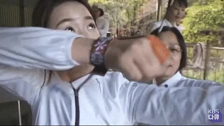 양궁 장혜진 선수의 국궁 체험 - 꾸르