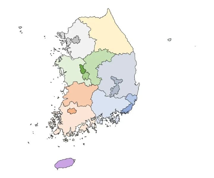 올해 7월 1일부로 바뀌는 대구광역시 지도 | 인스티즈