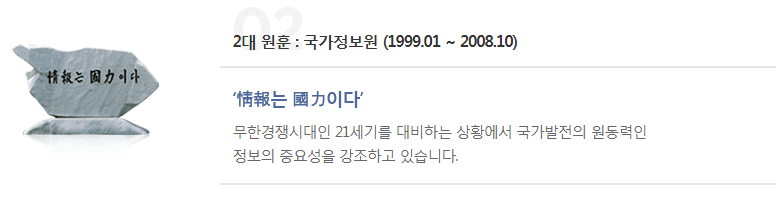 국가정보원_2대_원훈.png 역대 국정원 원훈