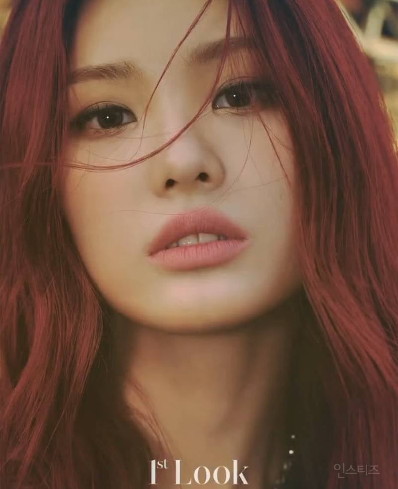 머리카락이 빨갛게 자란다는 한 여돌 인스타 업로드 jpg | 인스티즈