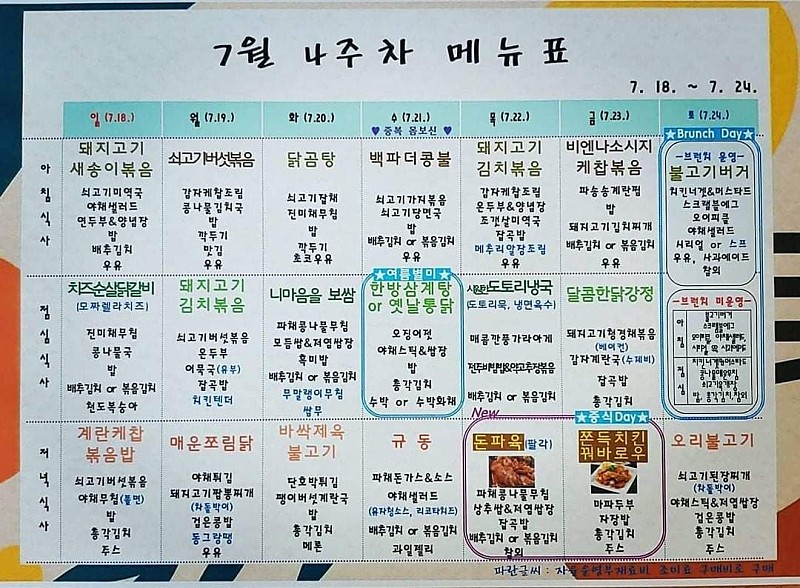 민간급식업체 시범선정 부대 급식 근황 - 꾸르