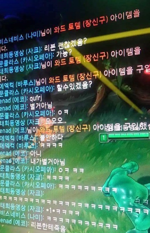그 시절 레전드 롤 채팅 모음..