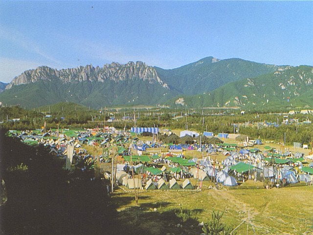 고성잼버리.jpg 새만금 잼버리와는 격이 달랐던 1991년 고성 잼버리