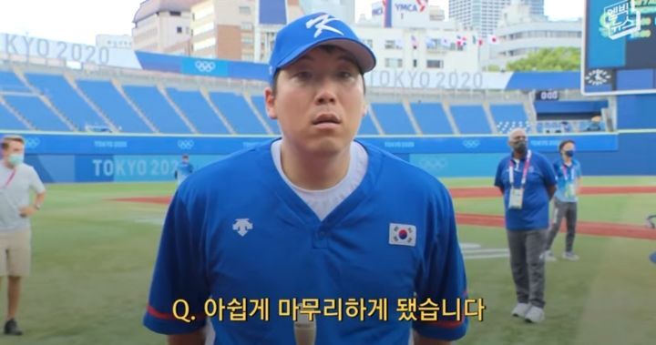 야구 대표팀 주장 김현수 경기 후 인터뷰 - 꾸르