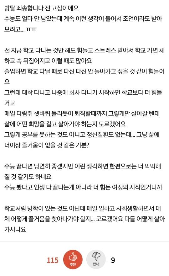 어른이 되면 어떤 즐거움으로 살아가나요? | 인스티즈