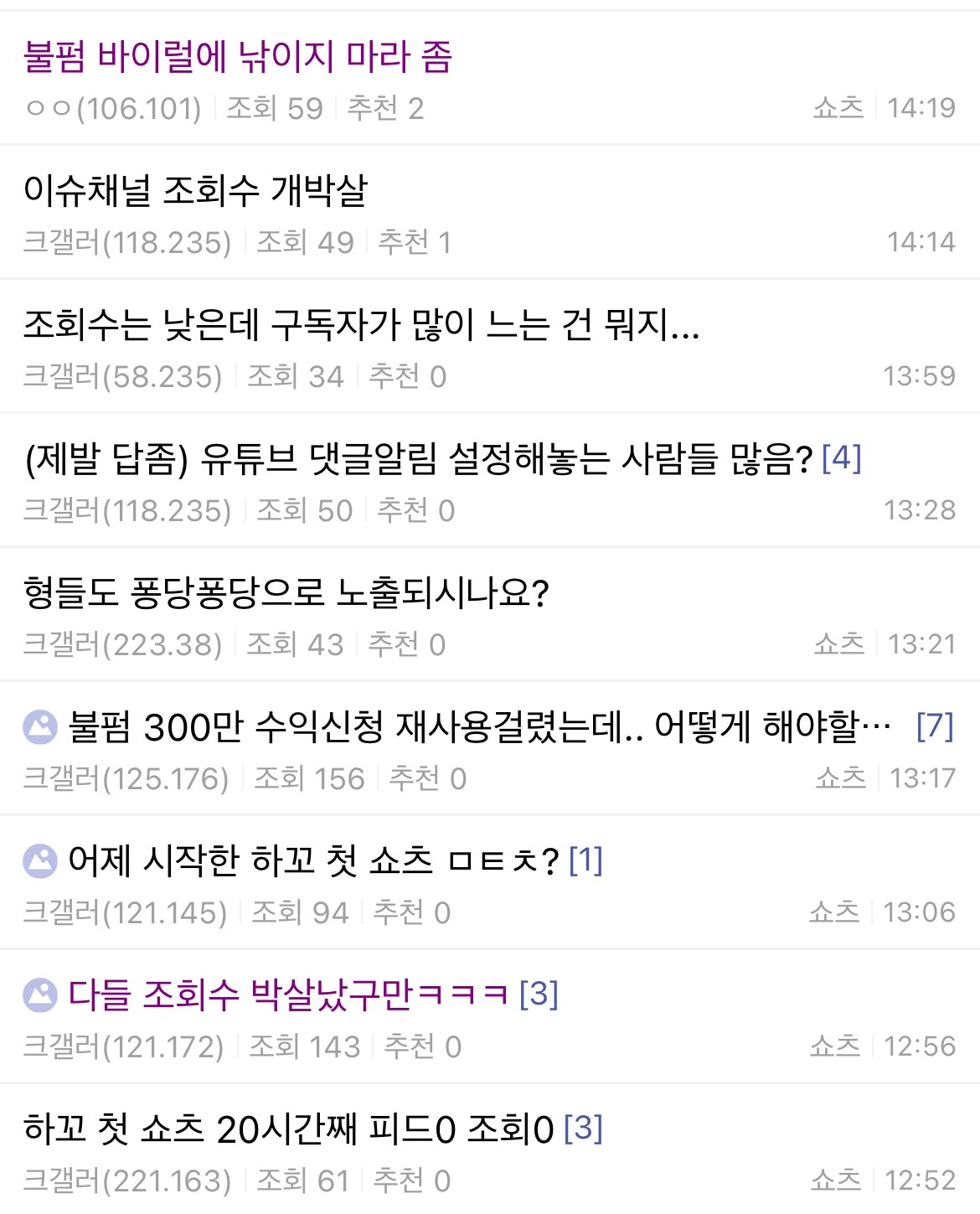 IMG_0287.jpeg 돈 쉽게 벌어서 좋다던 유튜브 쇼츠 근황