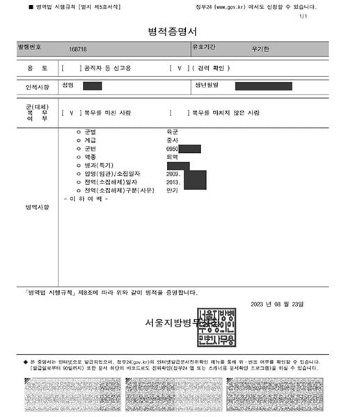 병적증명서.jpg 싱글벙글 예비군 안 가는 극단적인 방법.txt