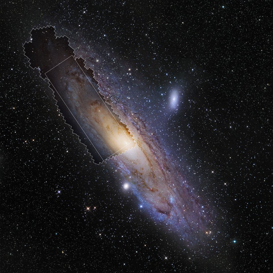 231DEE4154AD40CC27.jpeg 안드로메다 은하의 크기
