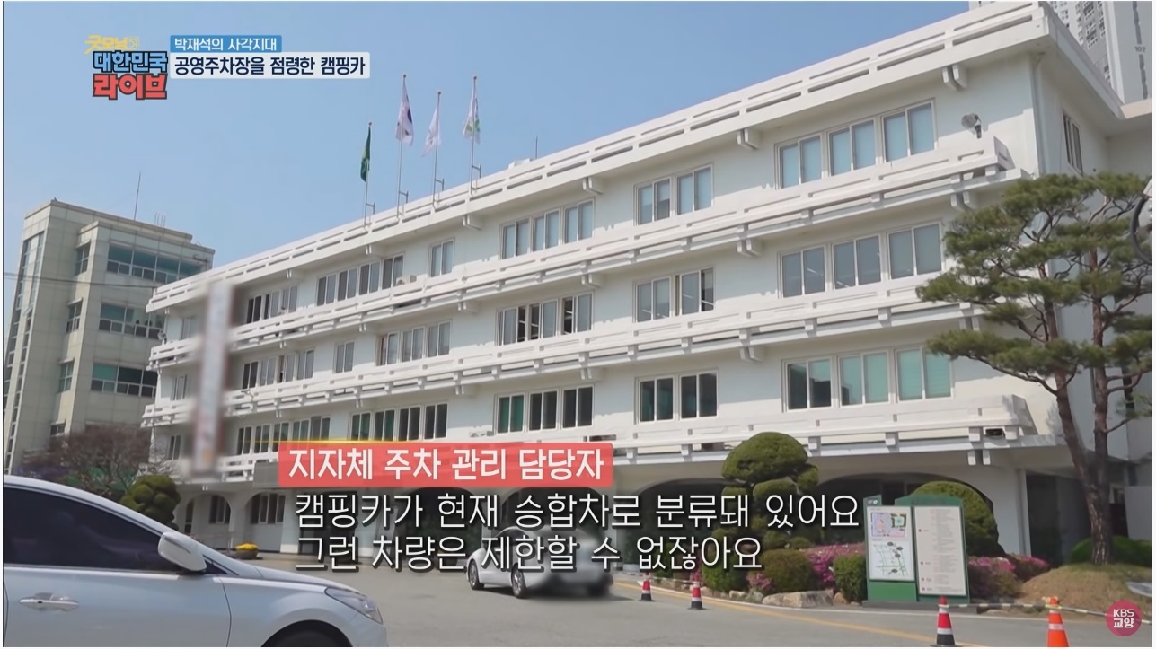 공영주차장의 얌체족, 캠핑카와 카라반 - 꾸르
