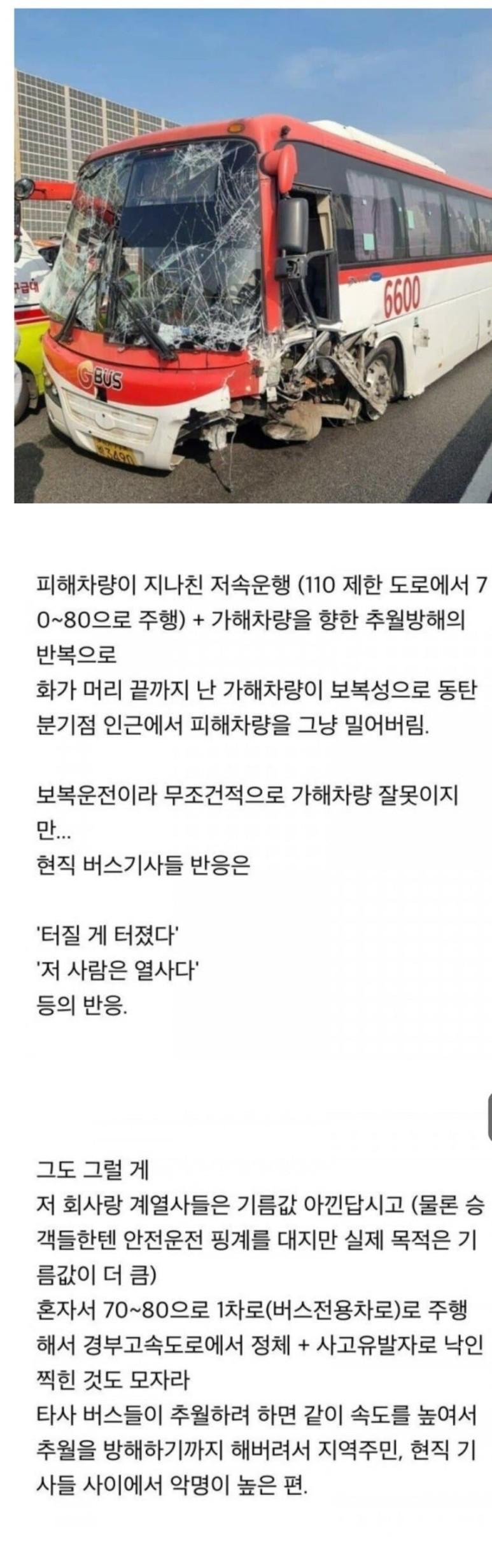 GQoT1697705098_1483899801.jpg 정속주행 버스충 보복운전으로 개 박살