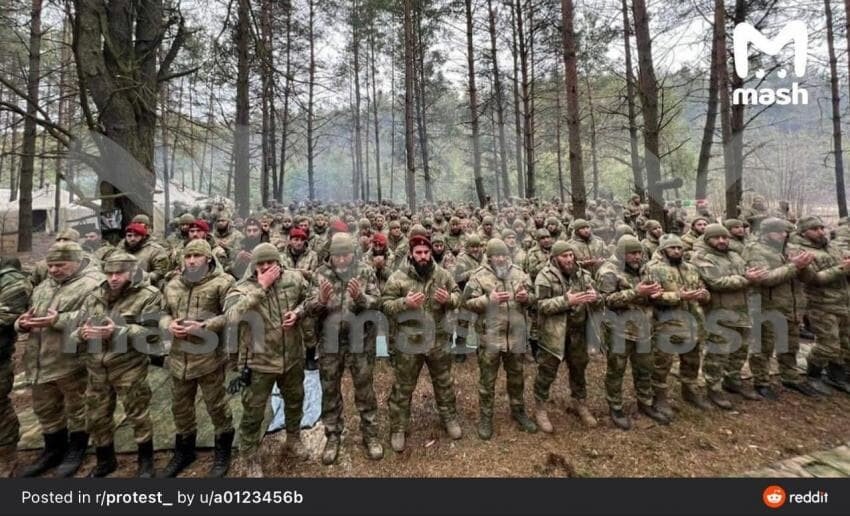 체첸근1.jpg 우크라이나에서 존재감 뽐내는 "저승사자" 러시아 체첸군 활약상 모음 jpg