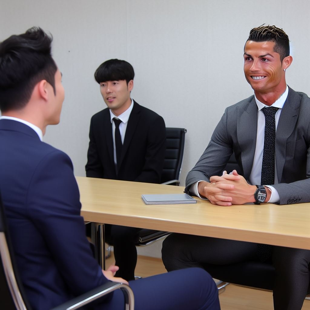 1000001923.jpg ai) 한국 회사에 입사하는 호날두