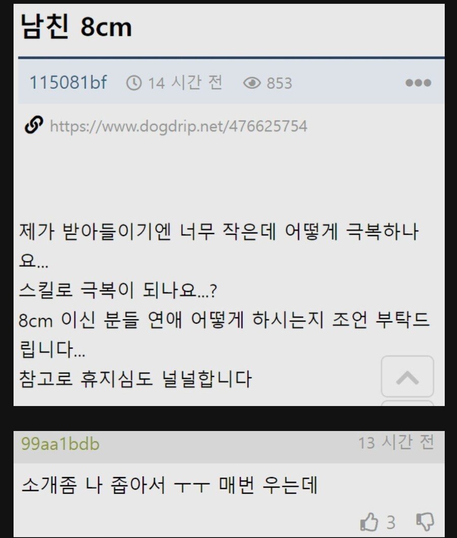 18a16de5aa3522cff.jpg 남친이 8cm라 고민중인 여자.jpg