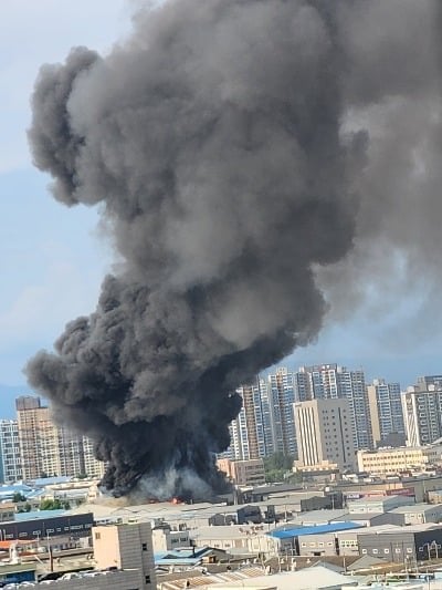 IMG_6327.jpeg 오늘 대구 어디에서도 보일 정도로 크게 난 화재