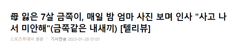 image.png 엄마 잃은 세종시 7살 금쪽이 사건의 근황...jpg