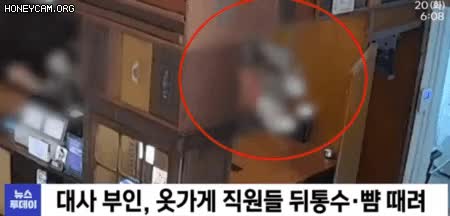 옷가게 직원 뺨 때린 벨기에 대사 부인 - 꾸르