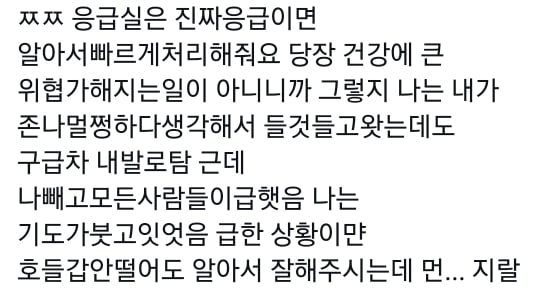 응급실 간호사 머리채 잡을 뻔했다는 애엄마 | 인스티즈