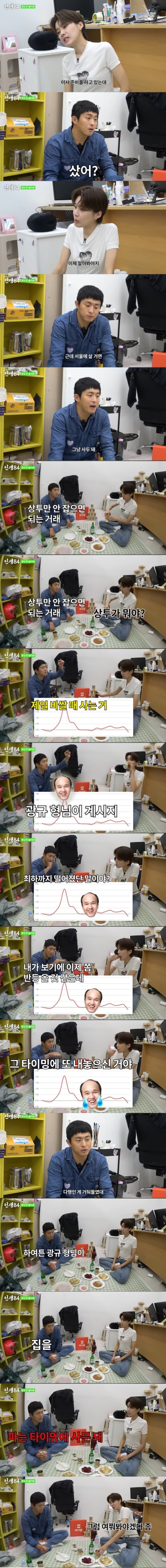 아파트를 최고점에 샀다가 최저점에 다시 내놨었다는 김광규.jpg