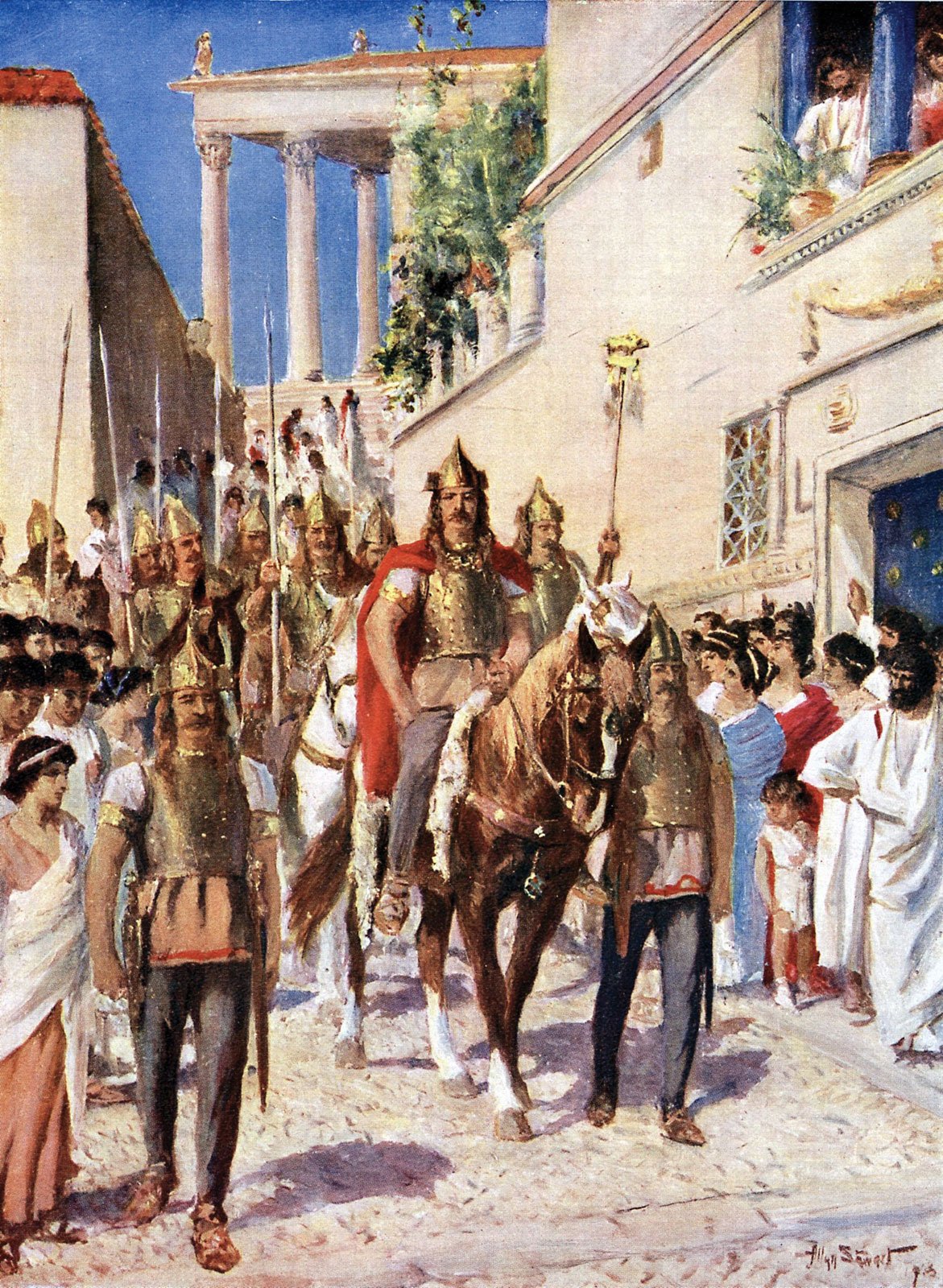 Alaric_entering_Athens.jpg 로마 제국이 중세에 남긴 흔적