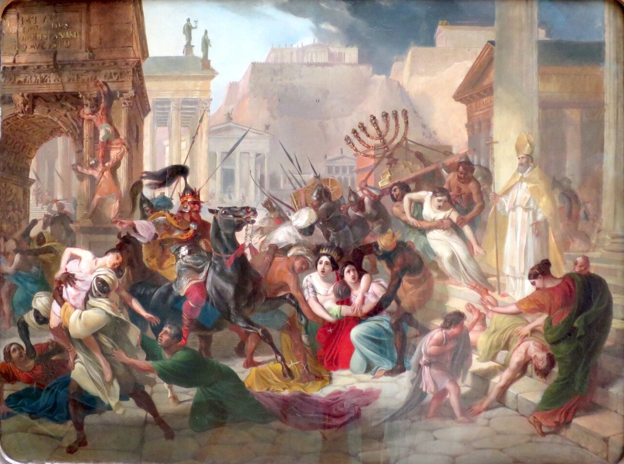 Genseric_sacking_rome_456.jpg 로마 제국이 중세에 남긴 흔적