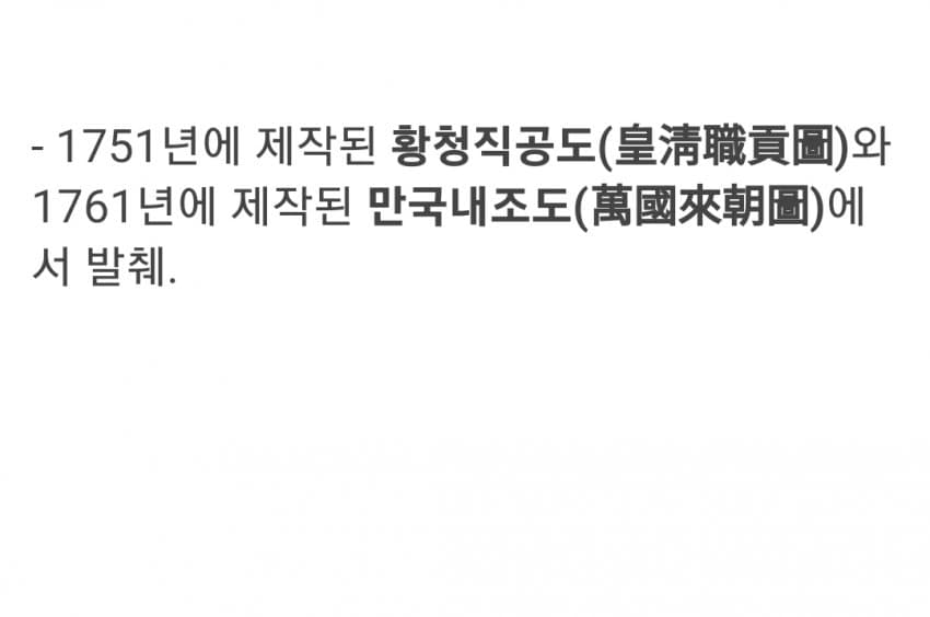 18세기 청나라가 기록한 세계 각국의 민족들