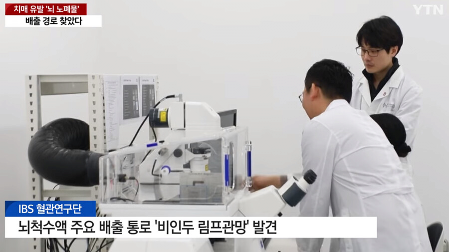 image.png 국내에서 세계최초로 "치매 유발 뇌 노폐물 배출 경로" 찾았다