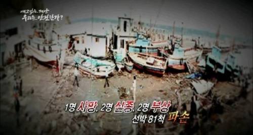 일본 지진이 한국에 피해를 준 사례